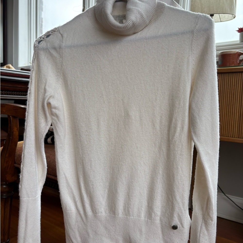 Ted Baker Turtleneck Sweater with open-knit arm detail